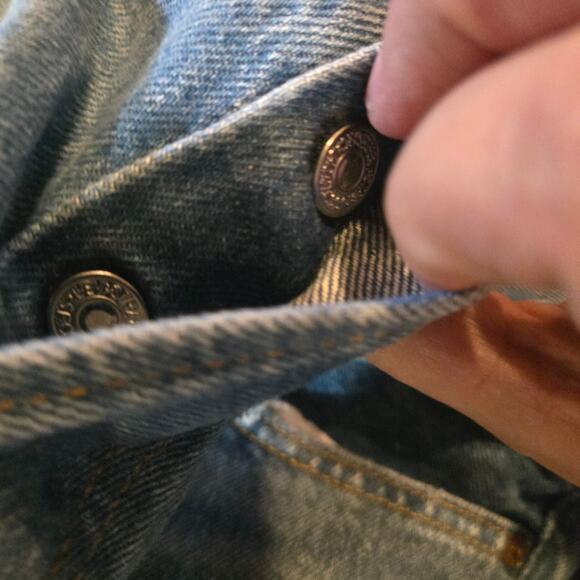 Levi’s Wedgie Straight Jeans Medium Wash Size 28 - Picture 6 of 12